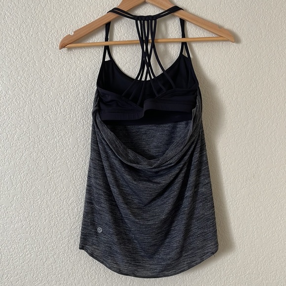 Lululemon Gray Lighten Up Tank Size 4 - Picture 4 of 9